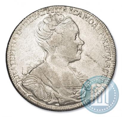 Picture 1 rouble 1726 year СПБ "Petersburg type, portrait turned to the right"