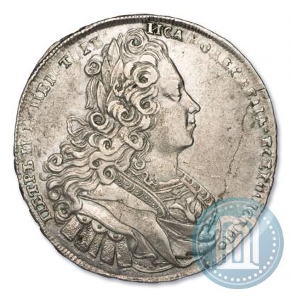 Picture 1 rouble 1727 year  "Moscow type"