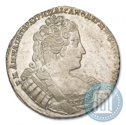 Фото 1 рубль 1733 года  