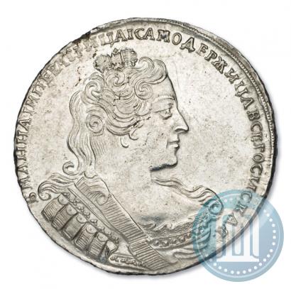 Фото 1 рубль 1733 года  