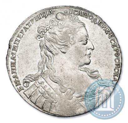 Фото 1 рубль 1734 года  "Тип 1734 года"