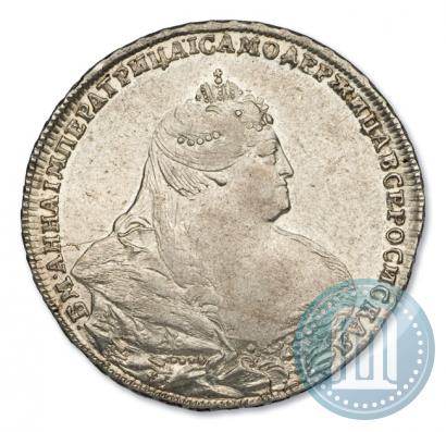 Picture 1 rouble 1738 year  "Moscow type"