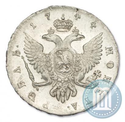 Picture 1 rouble 1744 year СПБ 