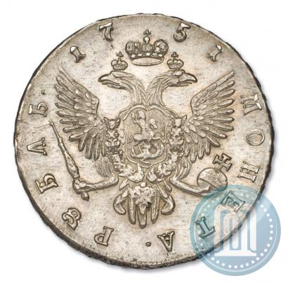 Picture 1 rouble 1751 year СПБ 