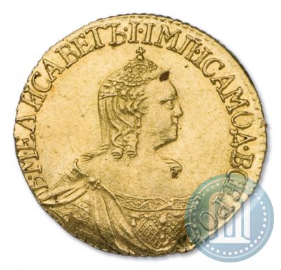 Фото 1 рубль 1757 года  