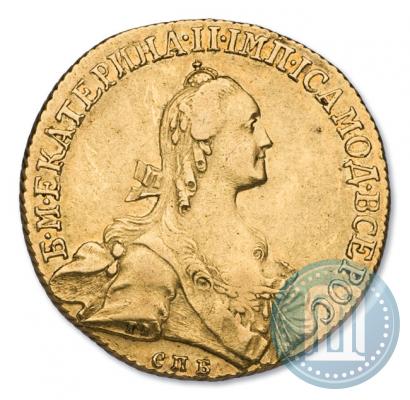 Picture 10 roubles 1766 year СПБ 