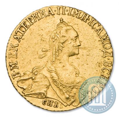 Picture 5 roubles 1766 year СПБ 