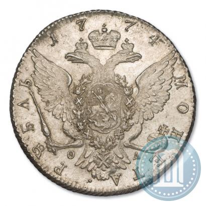 Фото 1 рубль 1774 года СПБ-ФЛ 