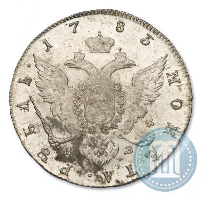 Фото 1 рубль 1783 года СПБ-ИЗ 
