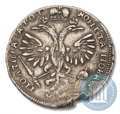 Фото Полтина 1719 года  "Портрет в латах"