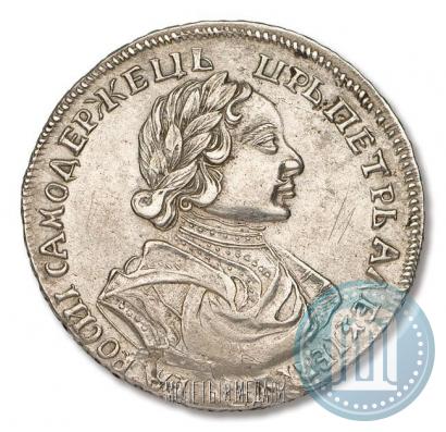 Picture Poltina 1719 year  "Portrait in armour"