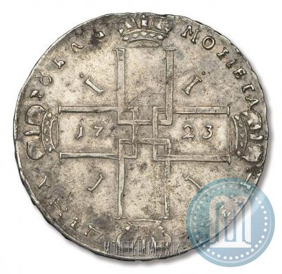 Фото 1 рубль 1723 года OK "Портрет в горностаевой мантии"