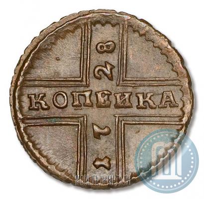 Picture 1 kopeck 1728 year МОСКВА 