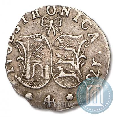 Фото 4 копейки 1757 года  "Ливонез"