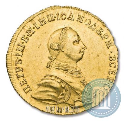 Picture 10 roubles 1762 year СПБ 