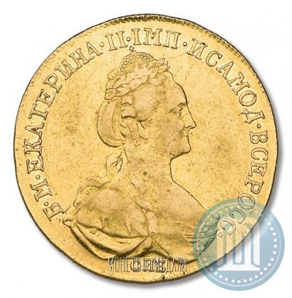 Picture 10 roubles 1780 year СПБ 