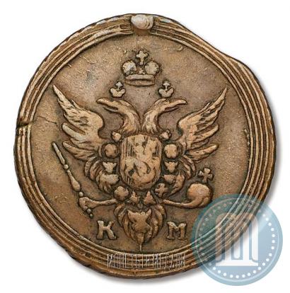 Picture 1 kopeck 1807 year КМ 
