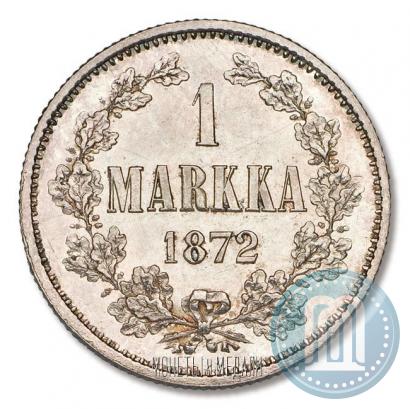Picture 1 markka 1872 year S 
