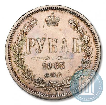 Picture 1 rouble 1883 year СПБ-ДС 