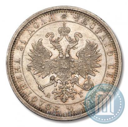 Фото 1 рубль 1885 года СПБ-АГ 