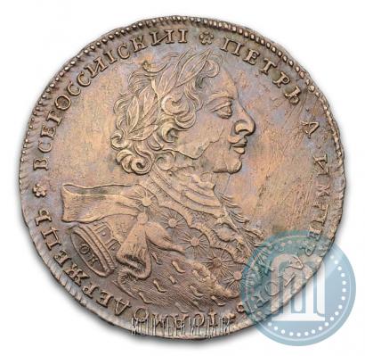 Фото 1 рубль 1723 года OK "Портрет в горностаевой мантии"