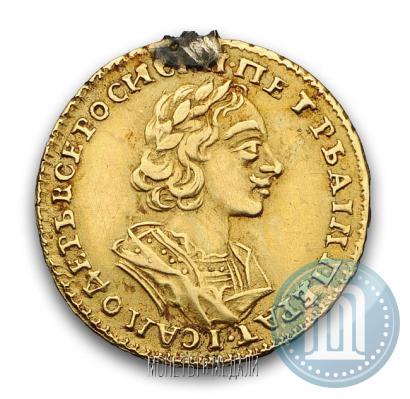 Фото 2 рубля 1724 года  "Портрет в античных доспехах"