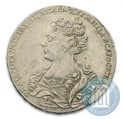 Picture 1 rouble 1726 year  "Moscow type, portrait turned to the left"