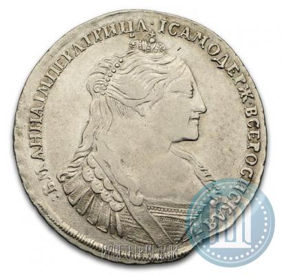 Фото 1 рубль 1734 года  "Тип 1735 года"