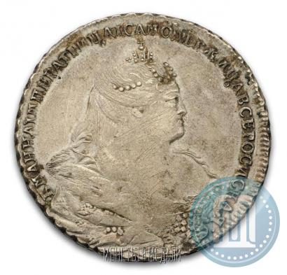 Picture 1 rouble 1739 year  "Moscow type"