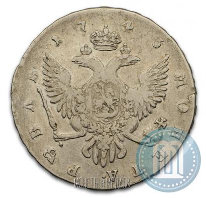 Picture 1 rouble 1743 year СПБ 