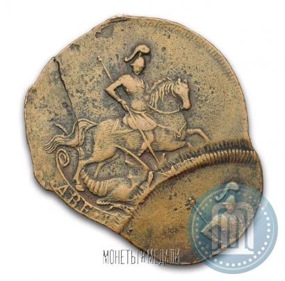 Picture 2 kopecks 1758 year  "Nominal under St. George"