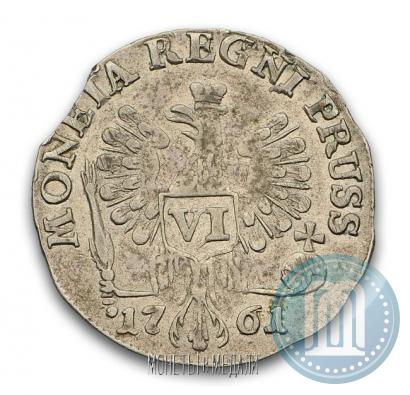 Picture 6 groszy 1761 year  