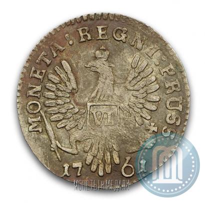 Picture 6 groszy 1761 year  