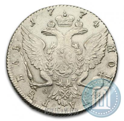 Picture 1 rouble 1774 year СПБ-ФЛ 
