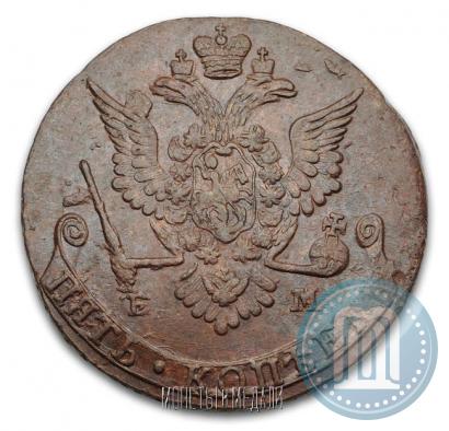 Picture 5 kopecks 1779 year ЕМ 