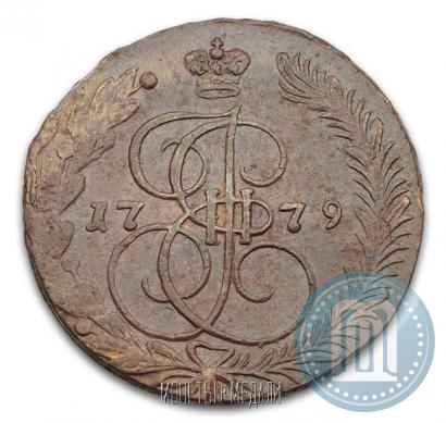 Picture 5 kopecks 1779 year ЕМ 