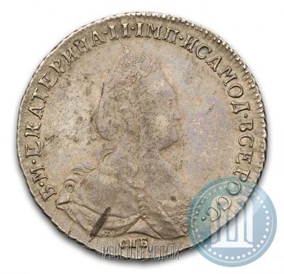 Фото 1 рубль 1791 года СПБ-ЯА 