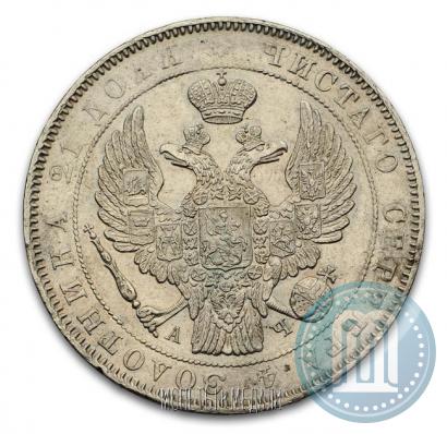 Фото 1 рубль 1843 года СПБ-АЧ 