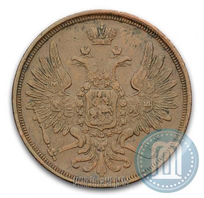 Picture 3 kopecks 1854 year ЕМ 