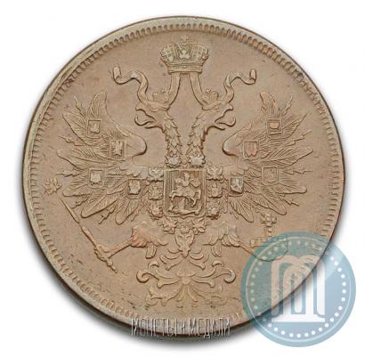 Picture 5 kopecks 1864 year ЕМ 