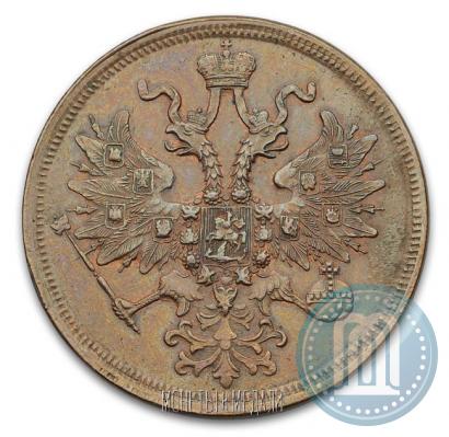Фото 5 копеек 1865 года ЕМ 
