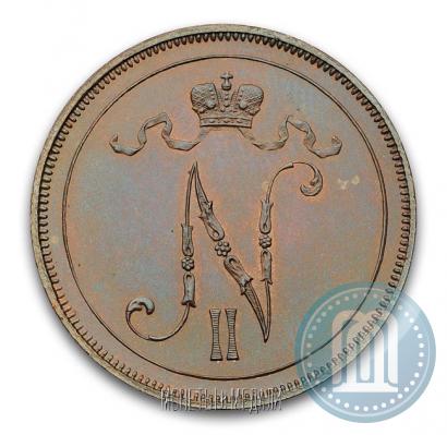 Фото 10 пенни 1896 года  