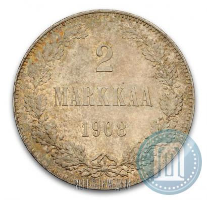 Picture 2 markkaa 1908 year L 
