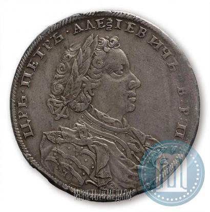 Picture 1 rouble 1707 year Н "Portrait by G. Gaupt"