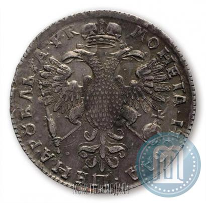 Picture 1 rouble 1720 year K "Portrait with shoulder straps"