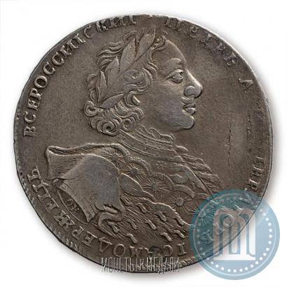 Фото 1 рубль 1723 года OK "Портрет в горностаевой мантии"
