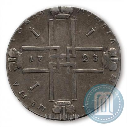 Фото 1 рубль 1723 года OK "Портрет в горностаевой мантии"