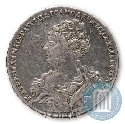 Picture 1 rouble 1726 year  "Moscow type, portrait turned to the left"