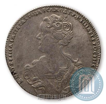 Picture Poltina 1726 year СПБ "Petersburg type, portrait turned to the left"