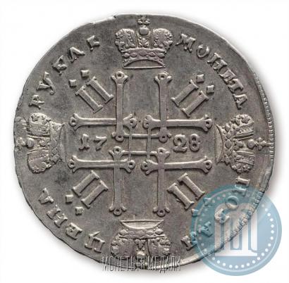 Фото 1 рубль 1728 года  "Тип 1728"